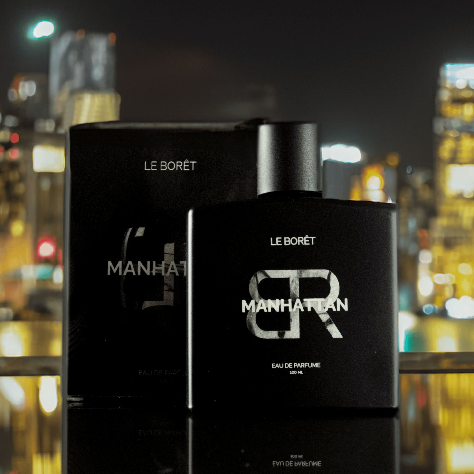 Manhattan by LeBoret LA CIUDAD QUE NUNCA DUERME Inspirada en los rascacielos que se alzan hacia el cielo, esta fragancia refleja la vibrante energía, diversidad y elegancia inigualable de la Gran Manzana.